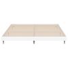 Bed Frame White 120 x 200 cm Engineered Wood