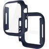 Tempered Glass+Cover For Apple Watch 11 10 9 8 7 46mm 42mm PC Bumper Screen Protector Case iWatch Series 7 6 5 4 SE3 44 40 45mm