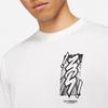 Nike Men's Jordan Dri-FIT Zion Basketball Printing Sports Knit Round Neck Short Sleeve White T-Shirt DH0593-101
