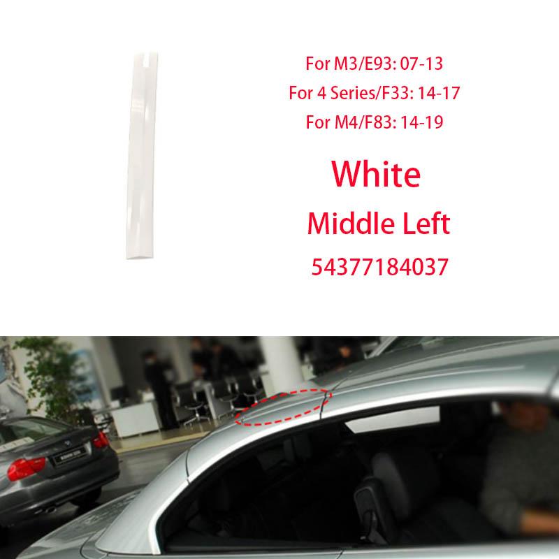 For BMW M3 M4 4 Series E93 F33 F83 420 425 430 Car Left / Right Hinge Covers Roof Convertible Trim Strip Accessory