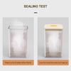 Rectangular Food Grade Storage Container Press Close Vacuum Seal Stackable Space Efficient Kitchen Organizers Use