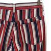 Levi's 70s Vintage 42 Talon Big E Button Back 32 Striped Pattern Staple Flare Denim Pants Women Used
