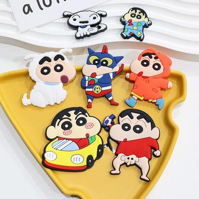Crayon Shin-chan 3D Magnet & Sticker Set for DIY: Fridge, Shoes, Phone Case, and Car.