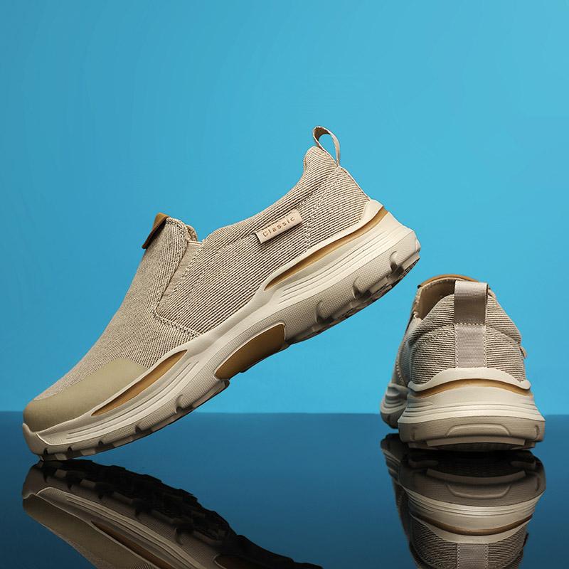 Fashion Canvas Loafers Man Leisure Flats Men's Casual Business Shoes Breathable Daily Loafer Comfortable Driving Footwear Zapatillas