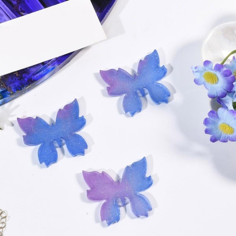 Sturdy Silicone Butterfly Pendant Resin Molds Perfect For Crafting Individualized Jewelry Such As Earrings And Necklaces