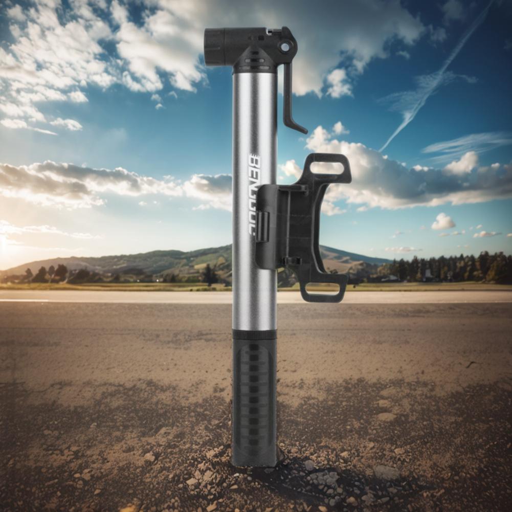 80 PSI Portable Bike Air Pump Fits Presta & Schrader Bicycle Frame Pump Aluminum Alloy for Mountain Bike Road Bike