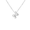 Stainless Steel 18K Gold Plated Alphabet Pendant Necklace