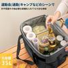 Soft Cooler Large Capacity 35L Cooler 3 Layer Thermal Insulation Foldable and Storage Can Be Used as Handbag and Shoulder Lunch Storage Insulated Box,