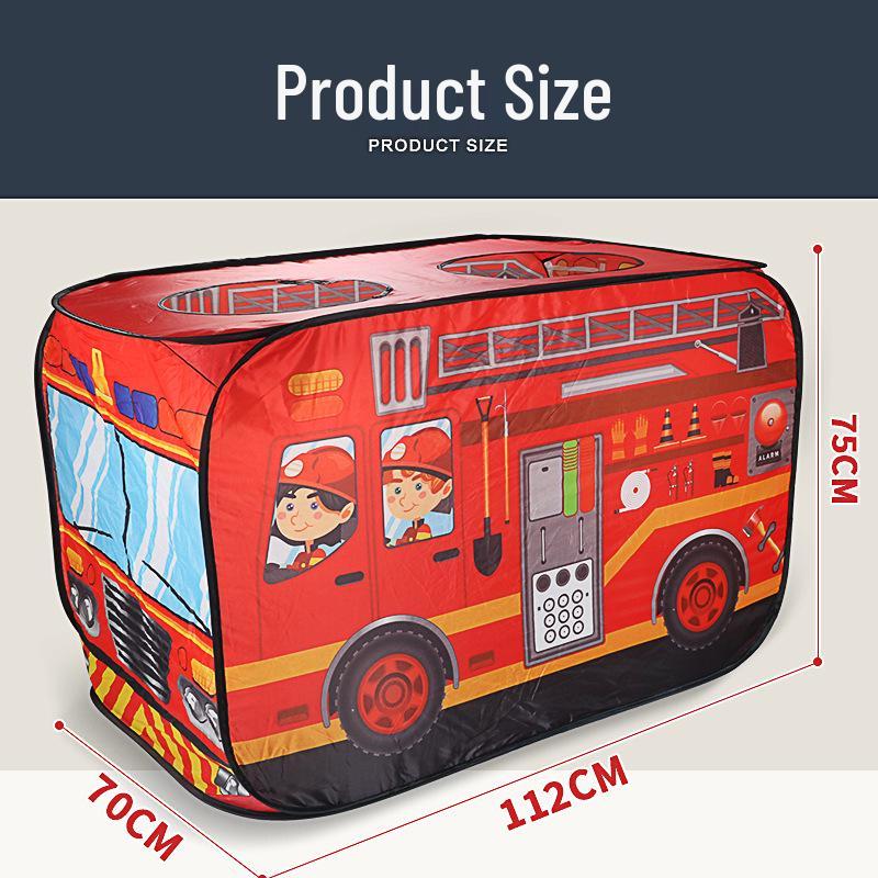Kids' Car-Themed Tent Playhouse for Indoor/Outdoor