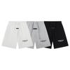 Șorturi de trening Essentials cu imprimeu litere din silicon Unisex Bumbac supradimensionat Șnur Talie elastică Casual Streetwear Șorturi sport