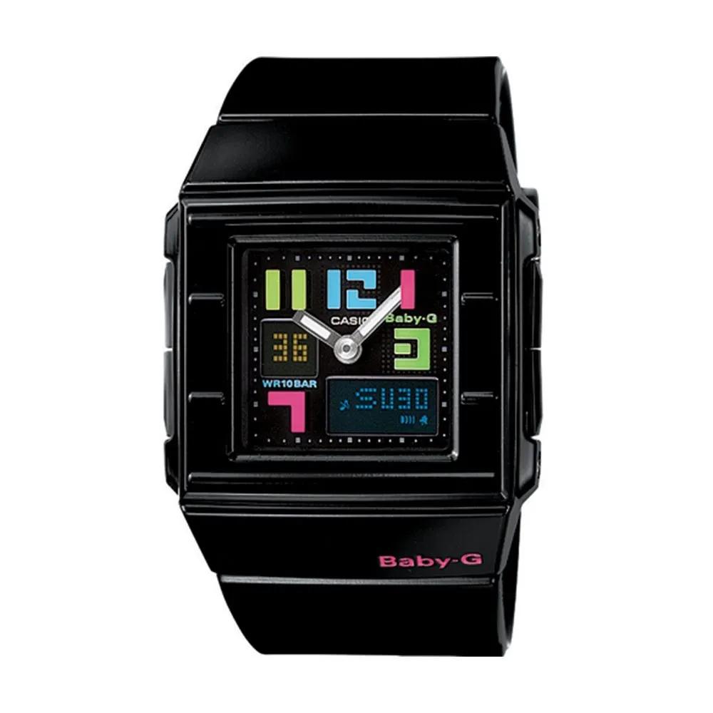 G-SHOCK BABY-G Black Women s Jelly Watch Resin Watch BGA-200PD-1B