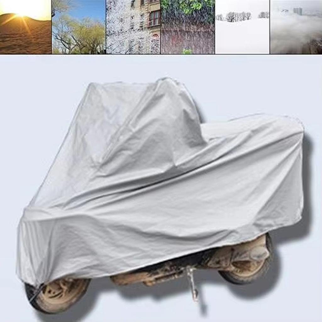 Motorbike Motorcycle Multipurpose Rain Snow Dust All Weather Protector Gray 019 NEW