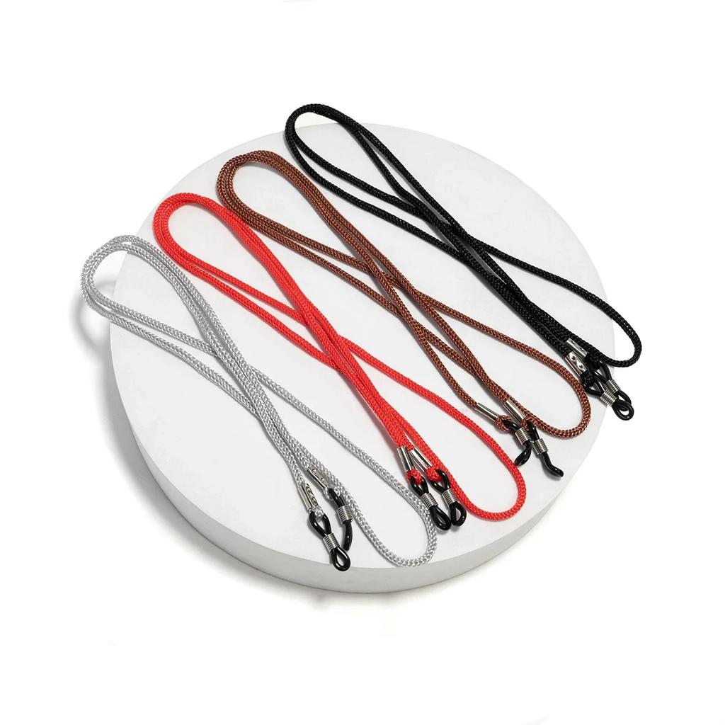5 Stück Verstellbarer Brillenbandhalter Anti-Rutsch Brillenkordel Seil Sport Sonnenbrillen Kette Lanyard Brillenhalter Damen Herren