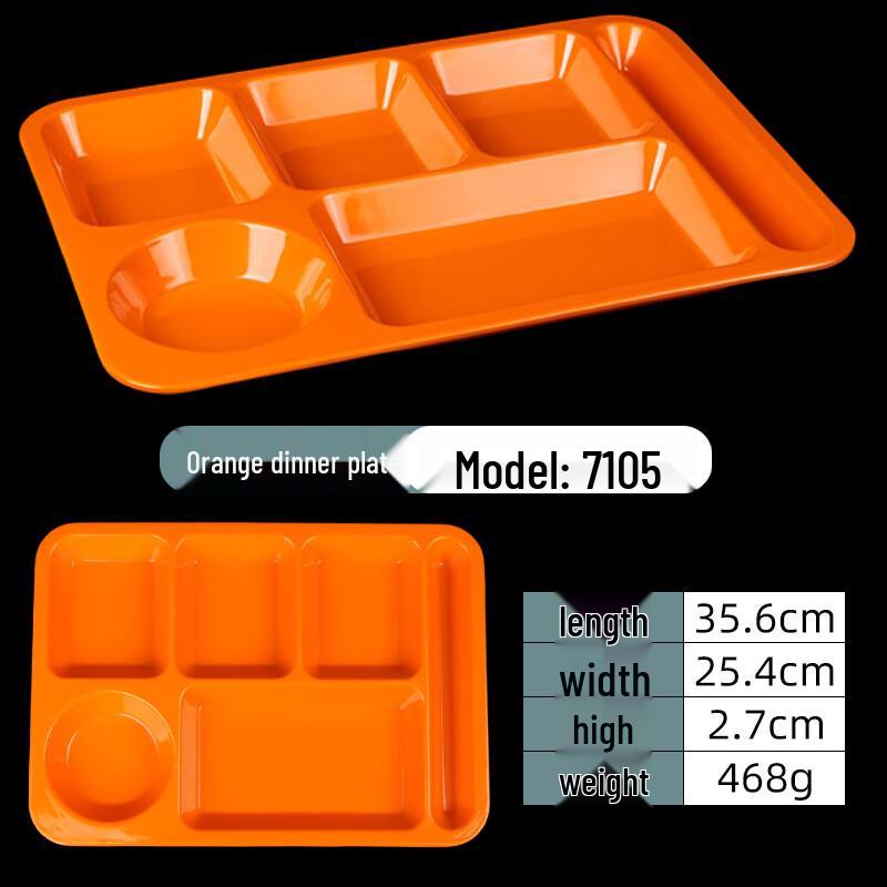 

A8 Commercial Melamine Rectangular Compartment Tray