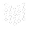 10Pcs S Hooks for Hanging Hangers Rustproof Heavy Duty Pots Bags
