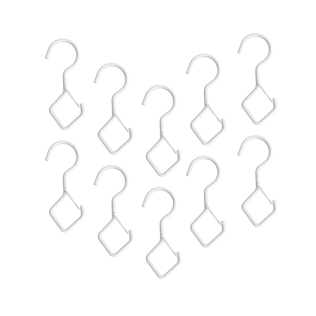 10Pcs S Hooks for Hanging Hangers Rustproof Heavy Duty Pots Bags