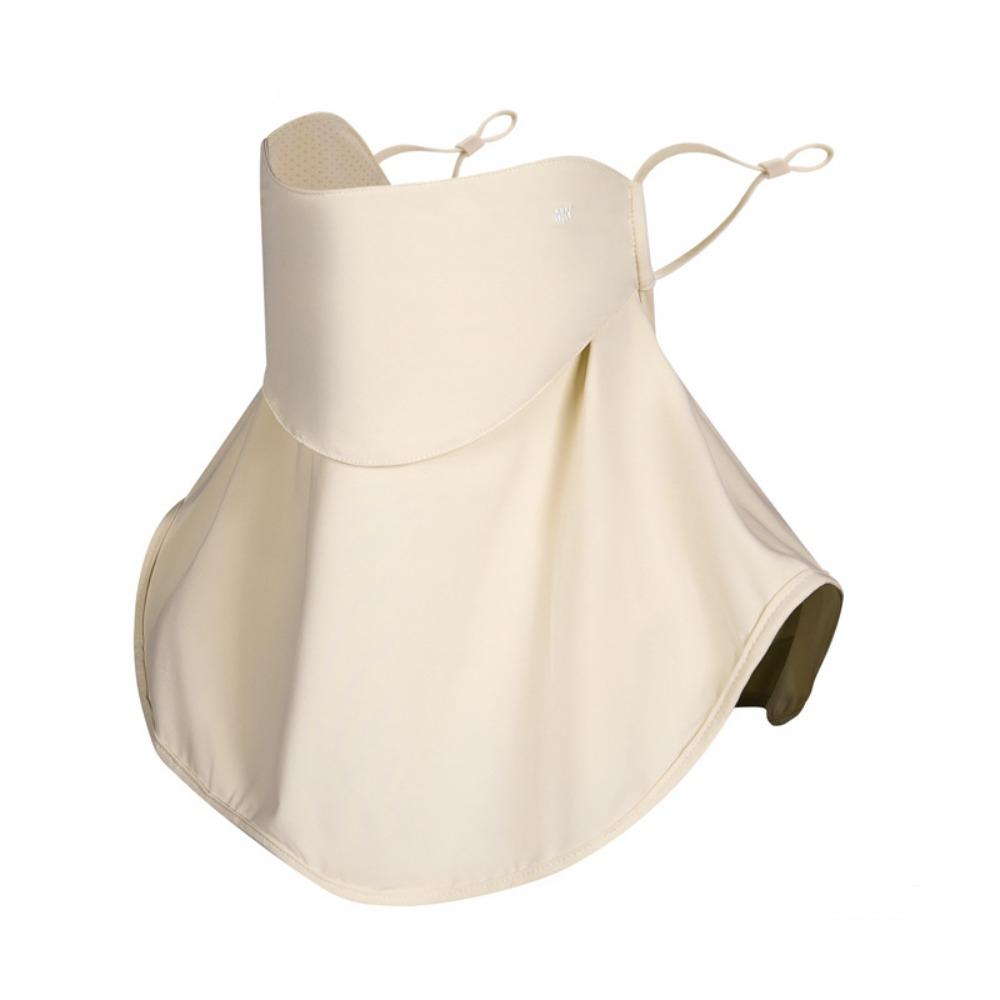 New Solid Color Ice Silk Mask Summer Face Scarves UV Protection Neck Wrap Cover Face Shield Sun Proof Bib Personalized Windproof