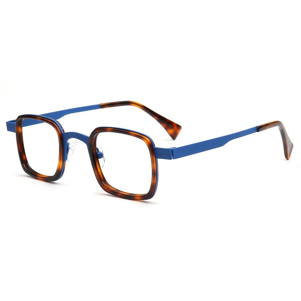 Acetate Titanium Glasses Frame for Men Women Brand Design Retro Vintage Square Eyeglasses frames High Quality male Eyewear