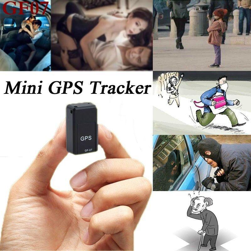 Mini GF-07 GPS bilsporing Sanntidssporing Anti-tyveri Anti-tapt nøkkel Kjæledyrsøker Sterk magnetisk feste SIM-meldingsposisjoner