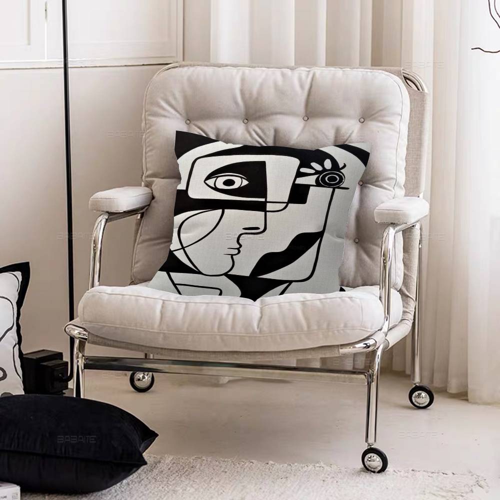 Picasso Abstract Art Cushion Cover Car Throw Pillow Case For Sofa Car Christmas Gift 40x40cm 45x45cm