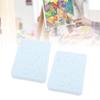 2PCS Rectangle Artist Sponges High Elasticity Reusable Portable Art Water Absorbent Sponge with Storage Box for Painting