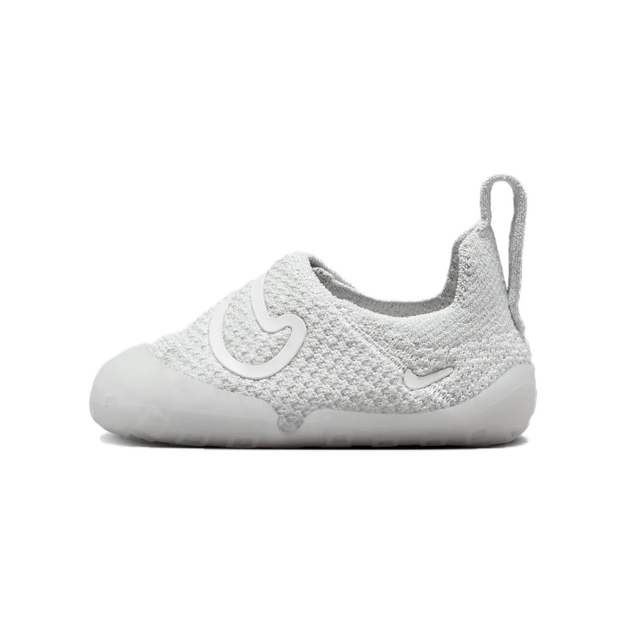 (TD) Nike Swoosh 1  Light Silver Vast Grey  Baby FB3244-002 EU 23.5