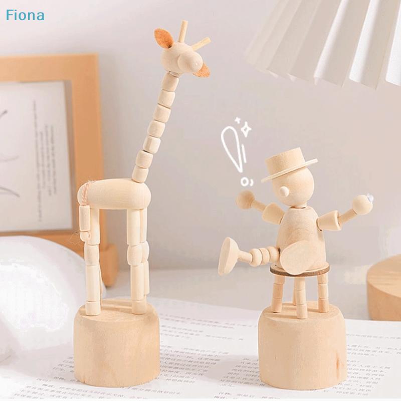 Artikulierte Holztiere & Figuren Spielzeug, Miniatur posierbare Holzpuppen für Schreibtischdekoration & Kinderspiel