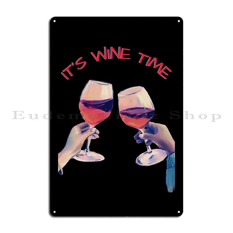 Dog Mother Wine Lover Metal Funny Garage Plaques Design Custom Wall Cave Tin Sign Poster 20x30cm(7.8x11.8inch)