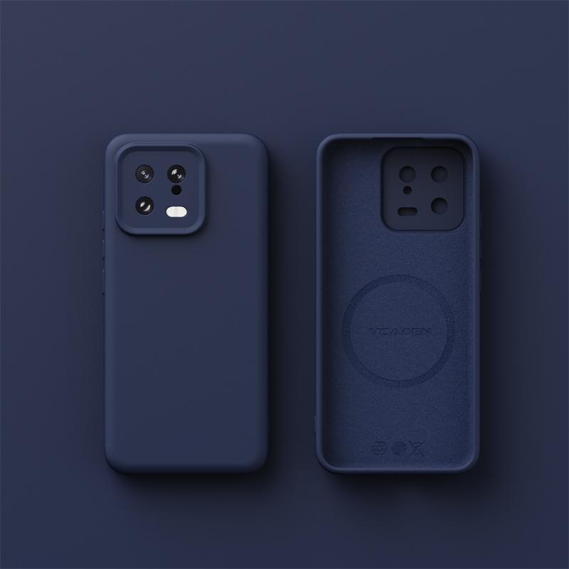 Xiaomi 13 12 Pro 12x 12s İçin Kablosuz Şarj Magsafe Yumuşak Sıvı Silikon Telefon Kılıfı Manyetik İnce Cilt Koruma Kapağı