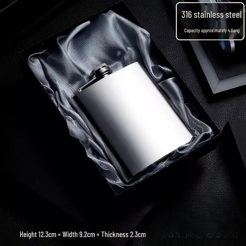 Hanyou 316 Stainless Steel Portable Hip Flask