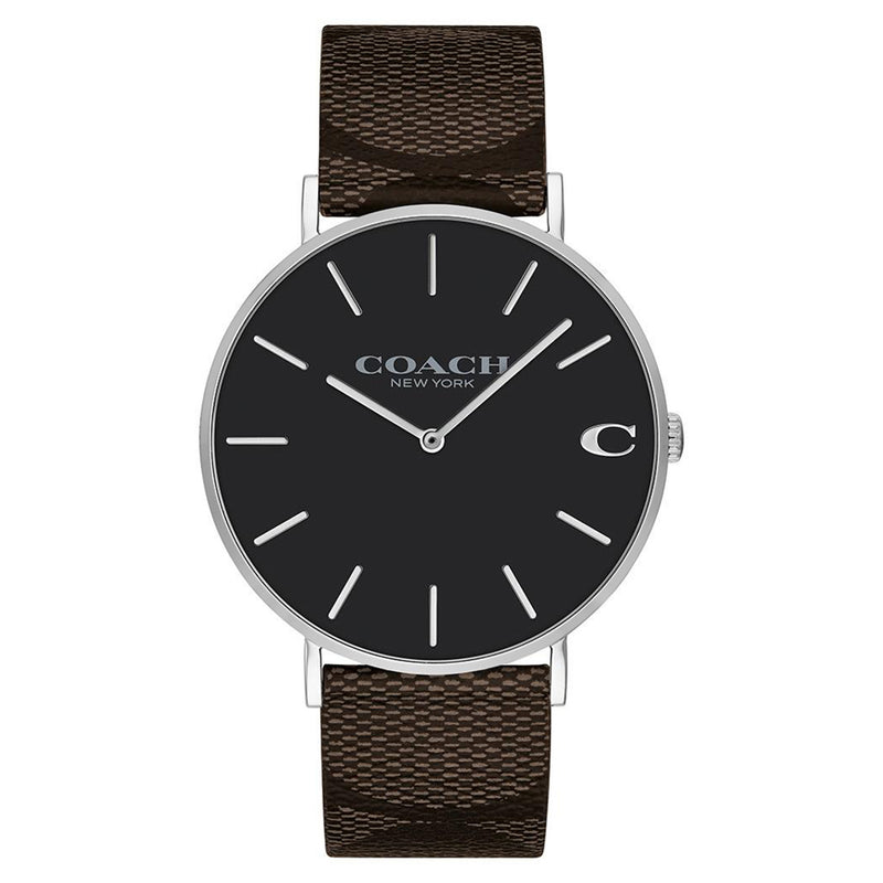 

Coach Charles Casual Brown Leather Men s Watch 14602156