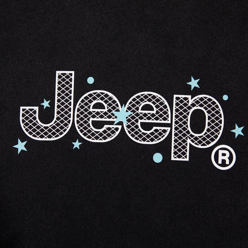 JEEP American Street Style Loose-Fit Graphic Sweatshirt