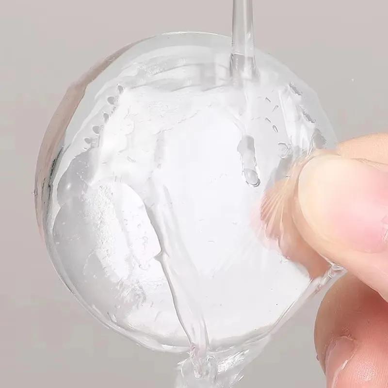 Door Knob Wall Shield Clear Soft Rubber Door Stopper Door Handle Bumper Mute Stickers Wall Protector Muffler Pad Protective Plug