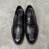 2025 Men's Crocodile Pattern Leather Shoes - Business Korean British Style, Formal Fashion for Youth & Weddings