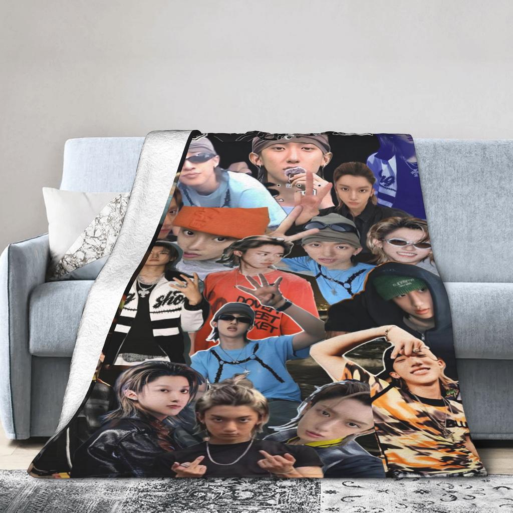 LngsOhyul Woojin Louis Blanket Warm Soft Novelty Plush Throw Blanket For Couch Chair Sofa Bed Flannel Bedspread Bed Cover
