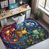 Pokemon Pattern Rug, Indoor/Outdoor Mat, for Picnic, Gameroom, Bedroom, Office, Living Room, Home Decor Carpet, Birthday Gift