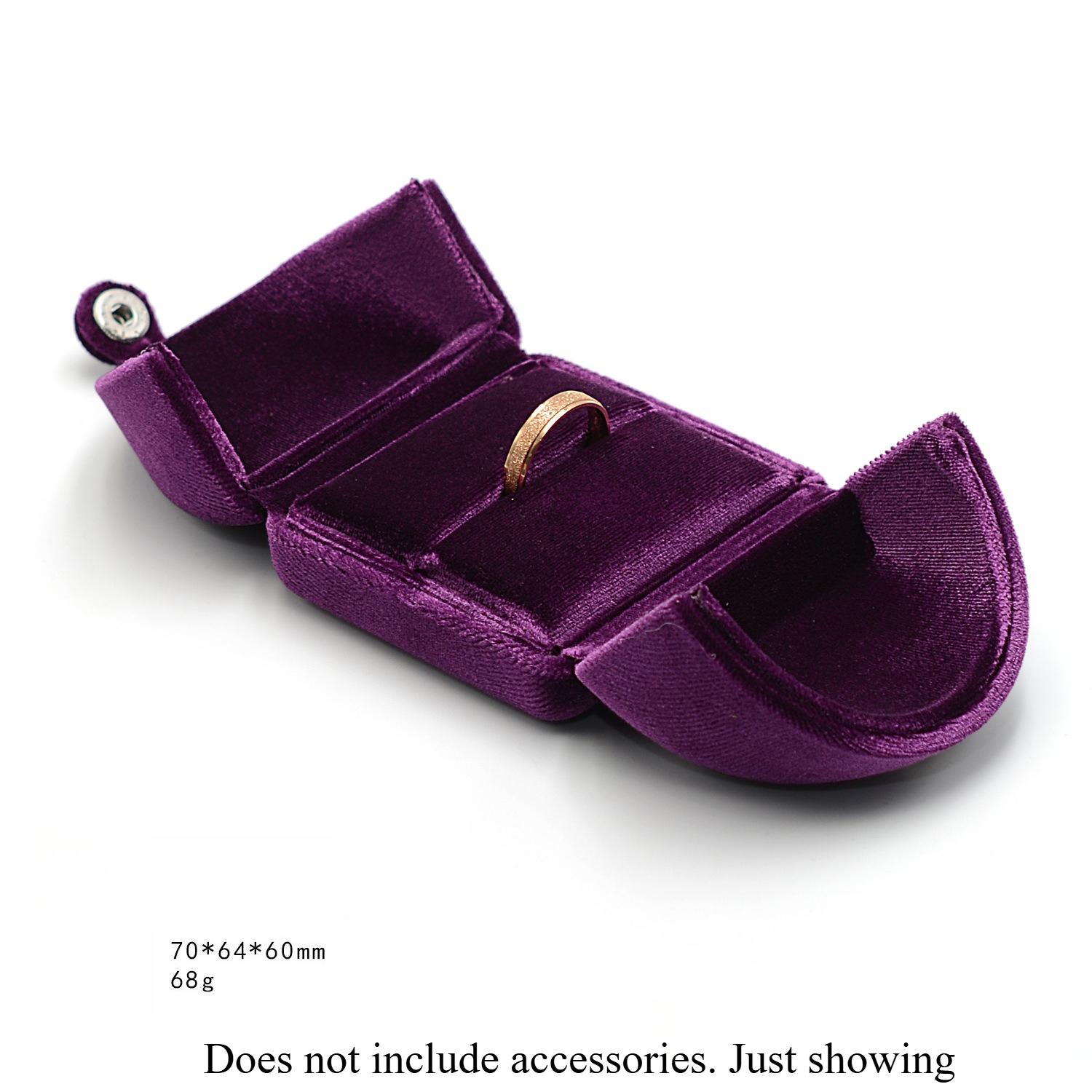 

Vintage Velvet Home Jewelry Storage Boxes Earrings Rings Necklaces Organizer Boxes Portable Travel Jewelry Gifts Boxes Organizer