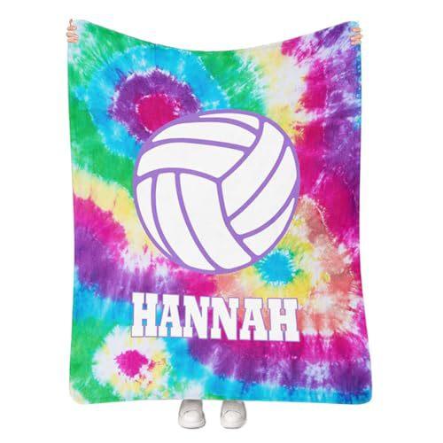 Sports Volleyball Printed Flannel Blanket Sheet Bedspread Nap Blanket Blanket