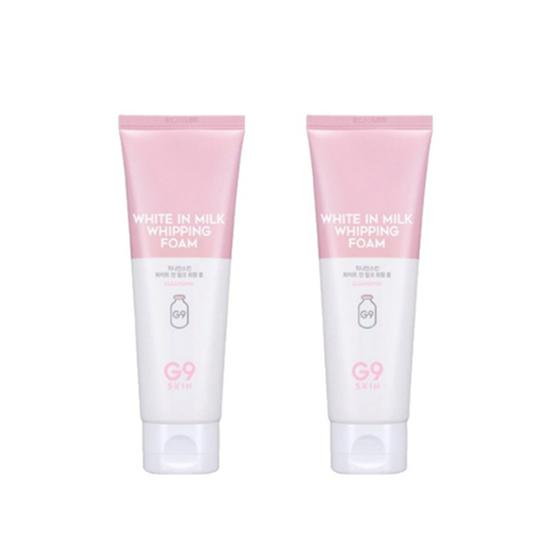 G9SKIN White In Milk Whipping Foam 120 ml × 2