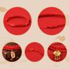 Chinese Style Red Rope Braided Cat Collar Adjustable Fortune Bell Cat Collar  For Cats Puppy