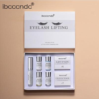Ibcccndc Lash Lift Kit Eyelash Perm Set Semi Permanent Eyelash Perming Curling Kit with Lift Pads Cleaning Tool