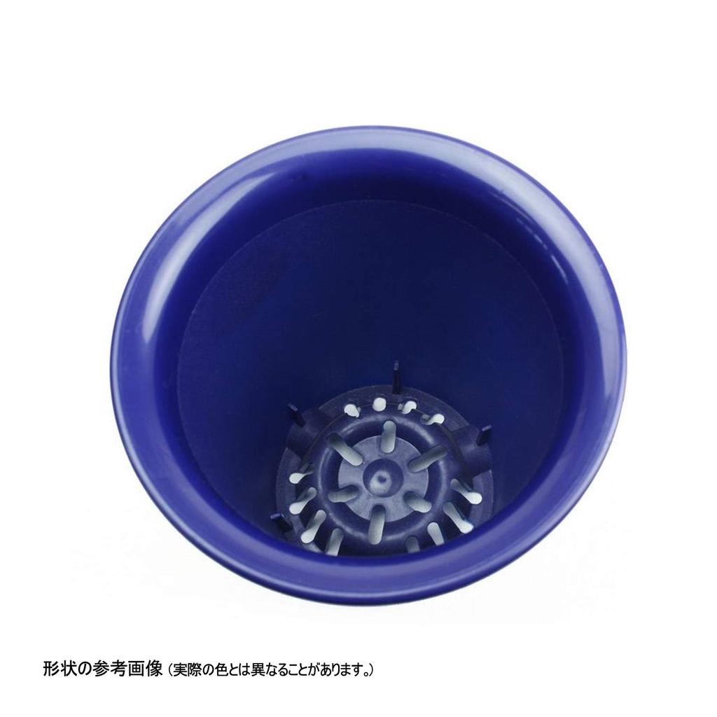 Richell Orchid Size Set of Made in 002106 Pot, 8, 5.5L, Black, 5, Japan,