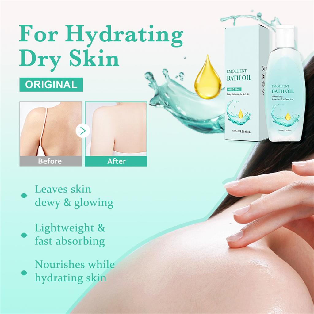 Body Cleansing Bath Oil 100ml Hydrating Moisturizing Nourishing Body Massage Oil