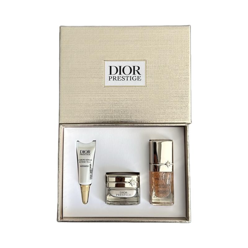 DIOR Flower Secret Eye Essence Cream Micro Beads Trial Pack Moisturizing 3ml+5ml+5ml белый