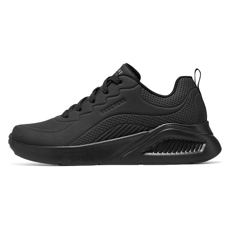 Skechers Uno Lite Модные Однотонные Повседневные Амортизирующие Износостойкие Дышащие Низкие Кеды для Скейтбординга Женские кроссовки Черный 177288-BBK 36
