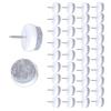 50Pieces Practical Furniture Sturdy Felt Pad With Nails for Wood and Tile Floor Without Slip Designs 22mm Diameter