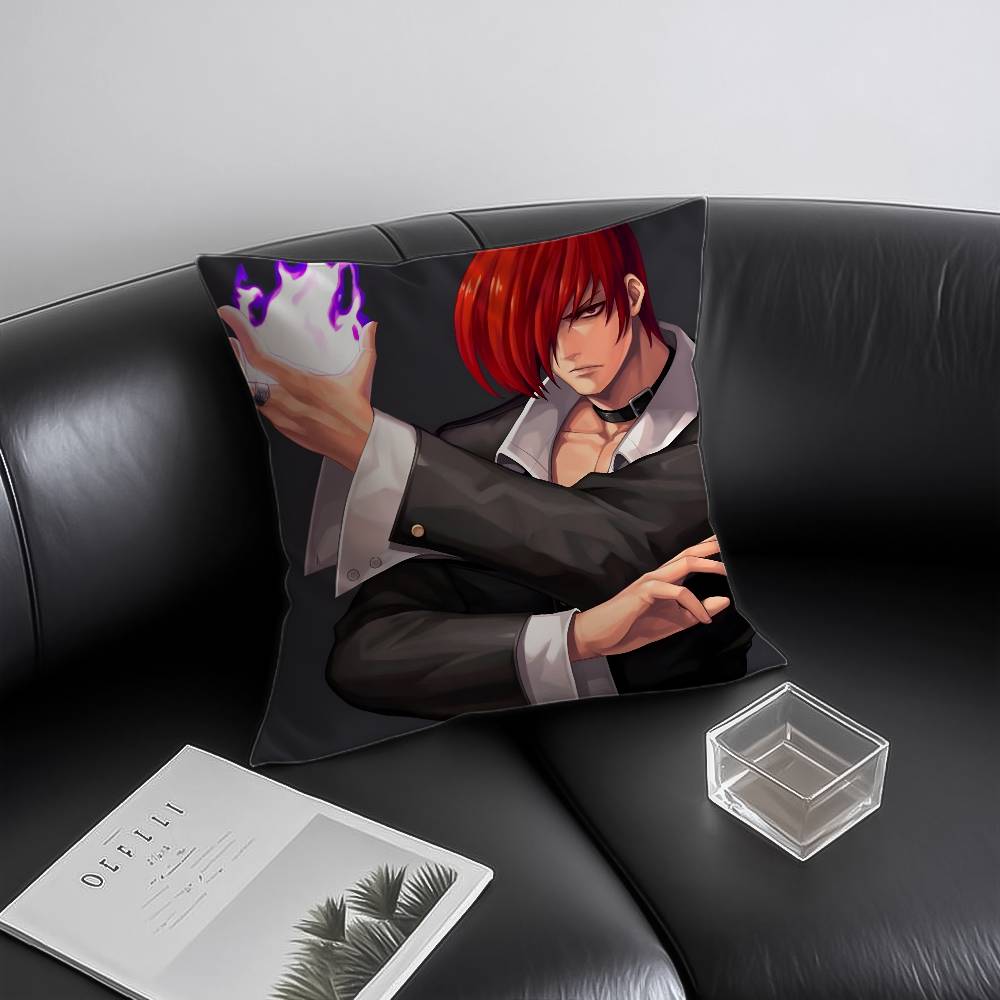 The King Of Fighters Pillow Case Anti-dustmite Invisible Zipper Sofa Bed