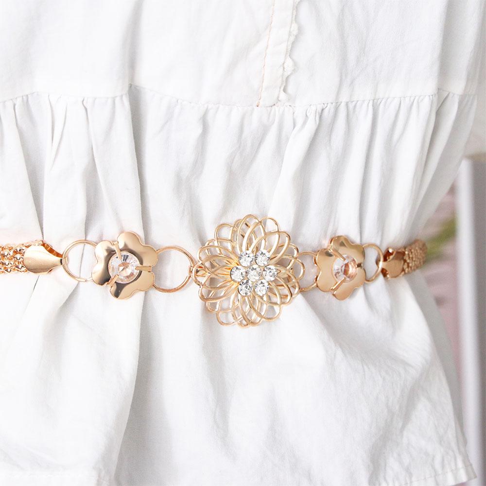 Elegant Luxury Statement Waist Chain Women Waistband Fashion Jewelry Body Chain Belts