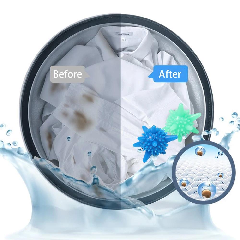 10/2PCS Anti-Tangle Magic Laundry Ball Reusable Stain Removal Cleaning Clothes Laundry Balls Washing Machine Lint Remover Tools
