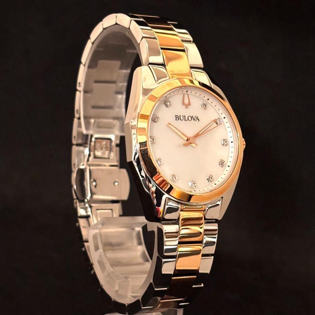 Used [Noble] BULOVA/Bulova/Ladies' watch/Diamond/Beautiful/For women